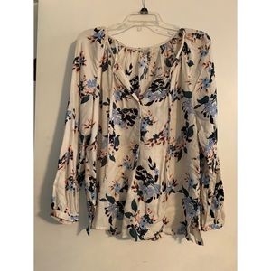 Lucky Brand Flowered Blouse